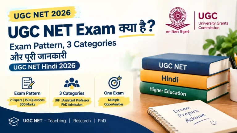 UGC NET Exam 2026 exam pattern with Paper 1, Paper 2, 150 questions, 300 marks and three qualifying categories